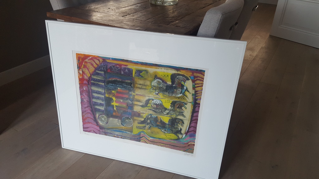 Astrid Engels - litho 177/250, handgesigneerd  kopen? Bied vanaf 95!