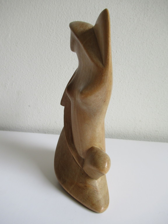 Onbekende kunstenaar: houtsnijwerk, liefdespaar kopen? Bied vanaf 1!