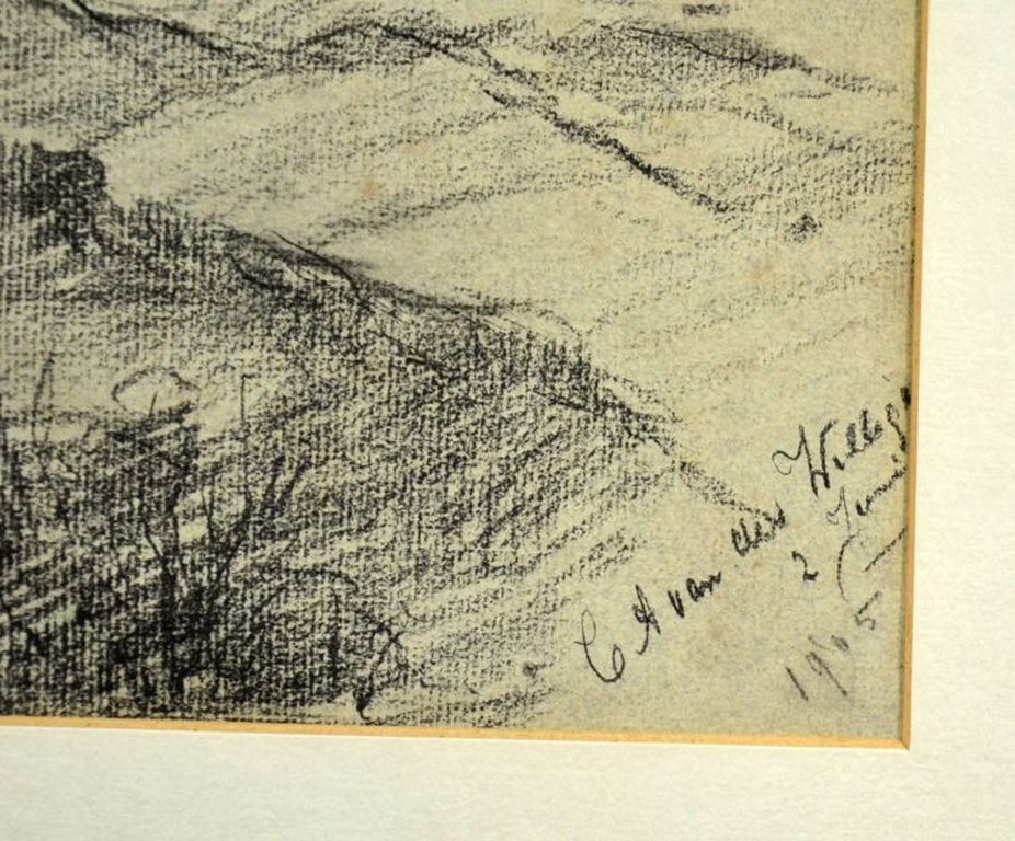 Christina van der Willigen: Tekening, Twee boerderijen kopen? Bied vanaf 1!