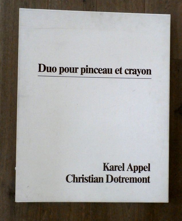 Henk van der Vet - portfolio: Karel Appel/Dotremont - 9 fotolitho's - 1982 kopen? Bied vanaf 350!