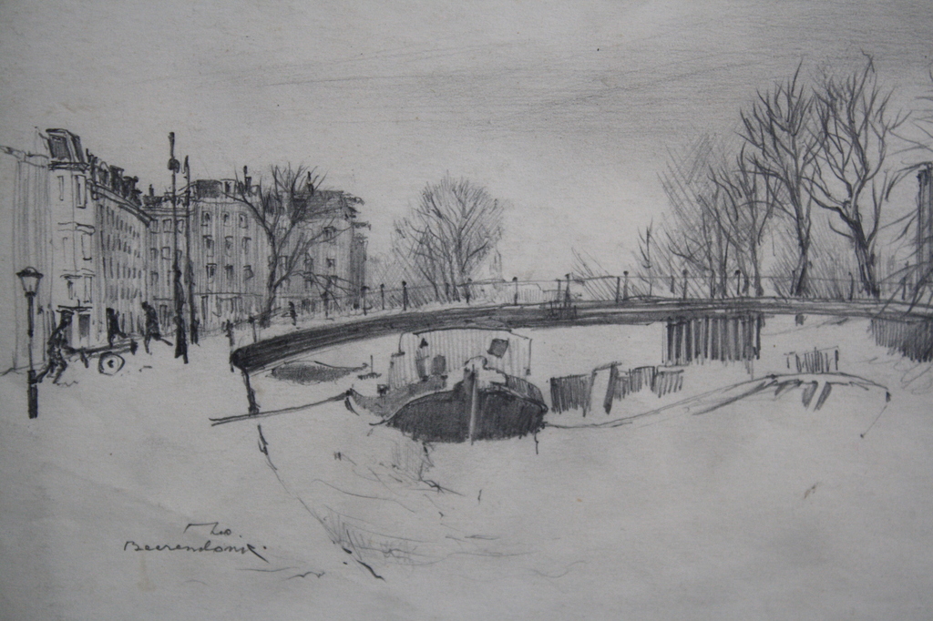 Theo Beerendonk STADSGEZICHT AMSTERDAM verkocht voor € 40!