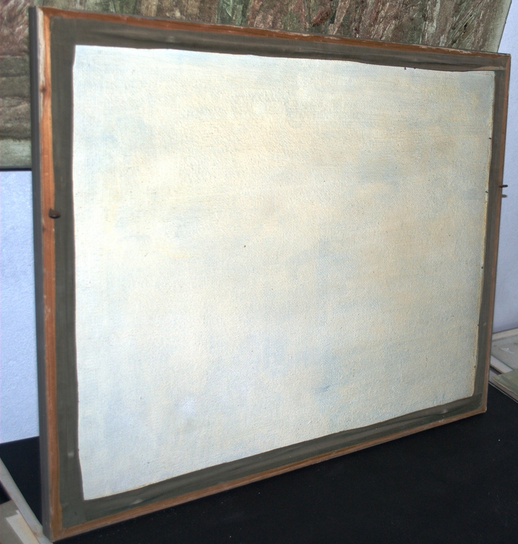 Gezicht op een dorp in het Gooi - gesigneerde gouache uit 1953 kopen? Bied vanaf 395!