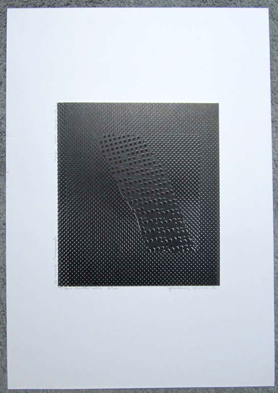 Ton Orth. - Floating Form II - Fraaie Zeefdruk uit 1980. Handgesigneerd. kopen? Bied vanaf 47!