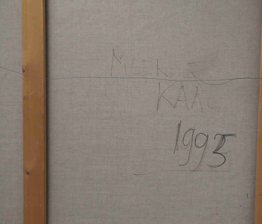 Meertje Kaal: Acryl en Olieverf op doek, Z.T. Aan tafel - Ingelijst (zeer groot) kopen? Bied vanaf 100!