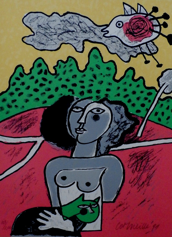 Corneille - zeefdruk: Terre Habitee - 1997 kopen? Bied vanaf 125!