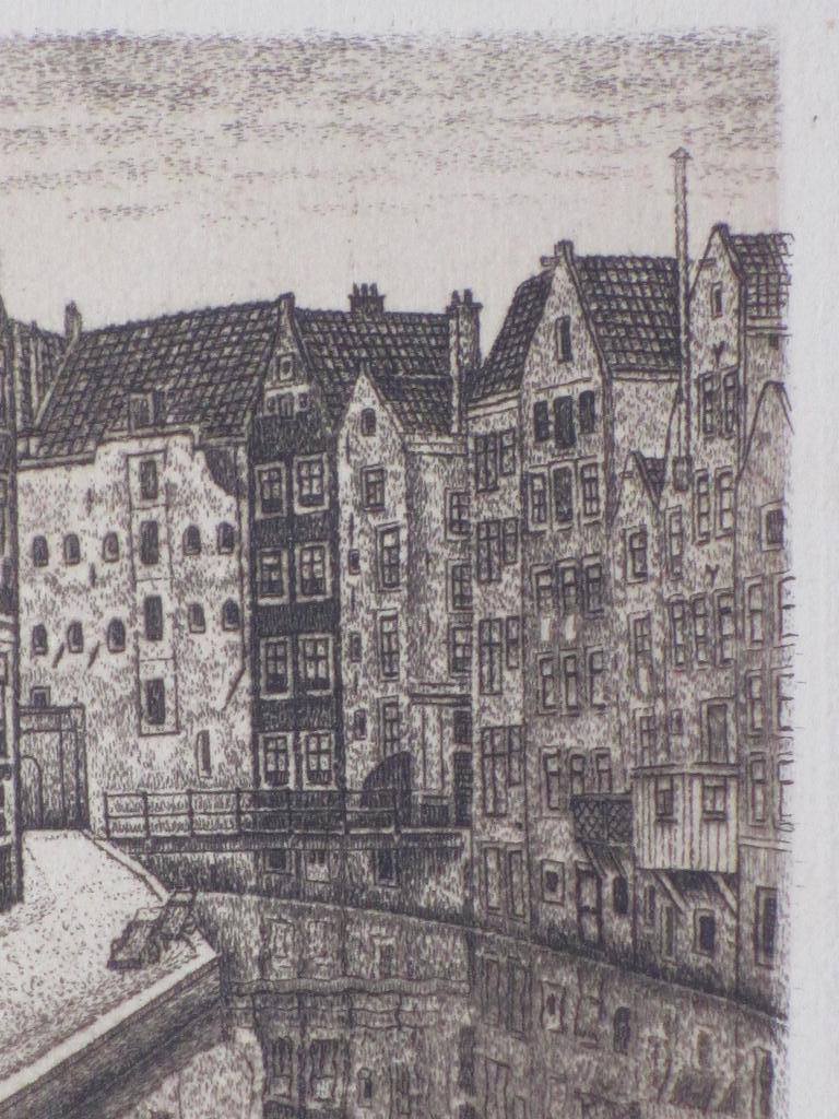 Sal Meijer, Oude Zijds Achterburgwal Amsterdam, Ets kopen? Bied vanaf 75!