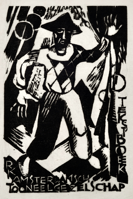 Arnold Pijpers: Houtgravure - RK Amsterdamsch Tooneelgezelschap, 1920 kopen? Bied vanaf 10!