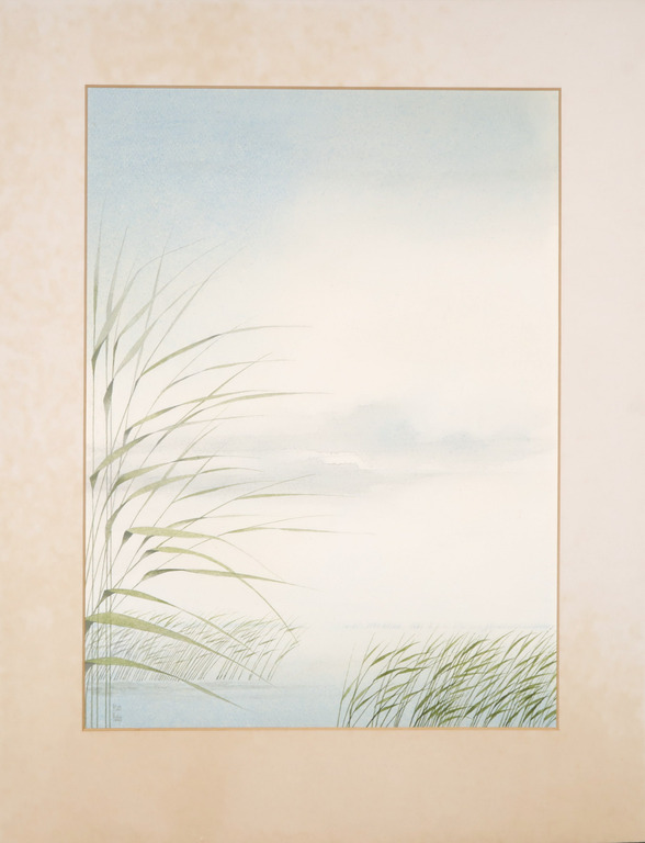 Bram Patijn: Aquarel, Landschap kopen? Bied vanaf 1!