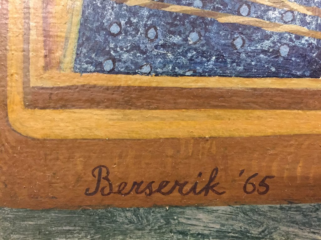 Berserik (Herman), origineel tempera/olieverf 35x45 cm: 'Visgerei'  kopen? Bied vanaf 1250!