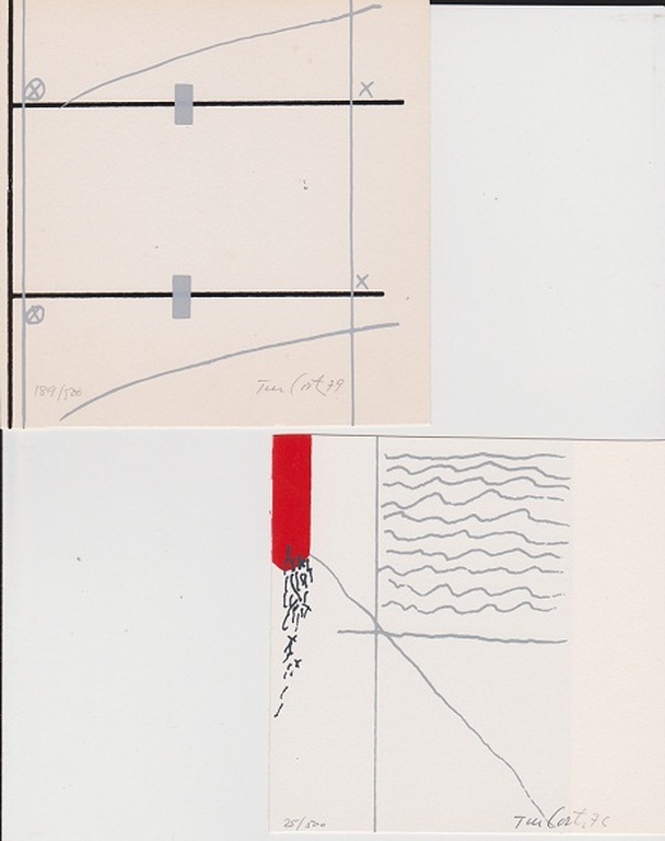 Rafael Tur Costa: Lithografie, Abstracte Composities I en II kopen? Bied vanaf 8!