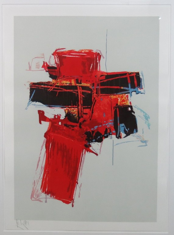 Arty Grimm: Zeefdruk, Z.T (7) - Ingelijst verkocht voor € 50!