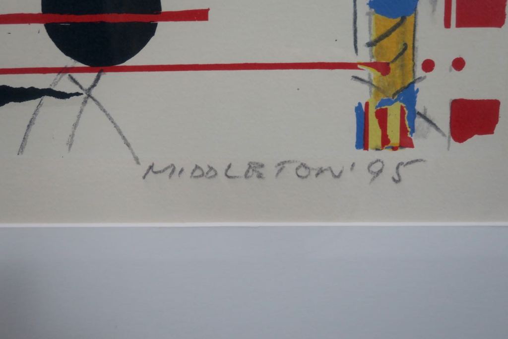 Sam Middleton: Zeefdruk, Drum sticks - Ingelijst kopen? Bied vanaf 60!