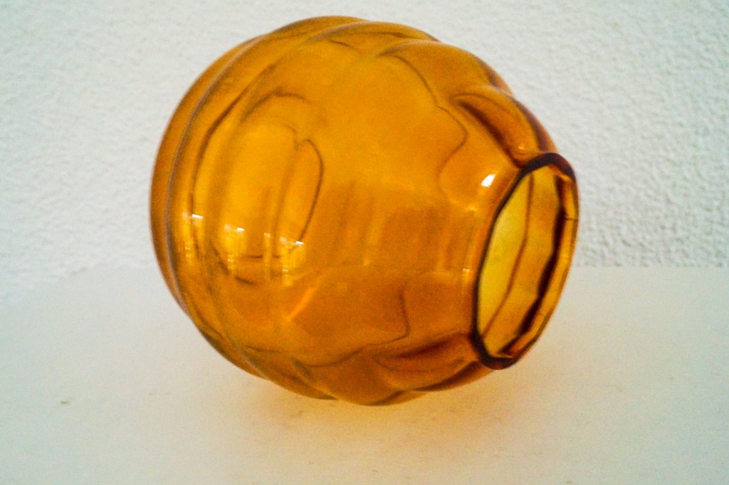 A.D. Copier amberkleurige Flora vaas kopen? Bied vanaf 25!