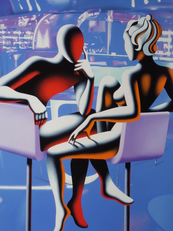 Mark Kostabi - Giclee 'Velvet everywhere' - handgesigneed - 50 ex. kaufen? Bieten Sie von 149!