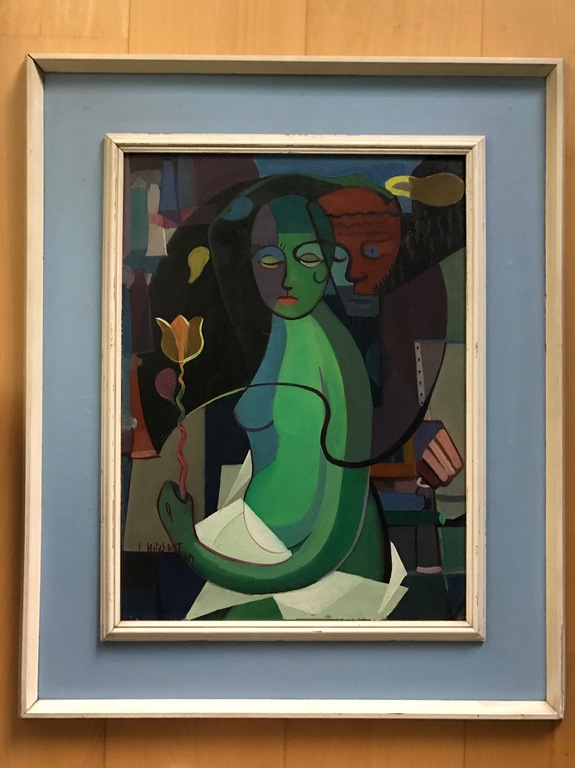 Luc Heirbaut - Olieverf op hardboard - gesigneerd - ingelijst - 1959 kopen? Bied vanaf 495!