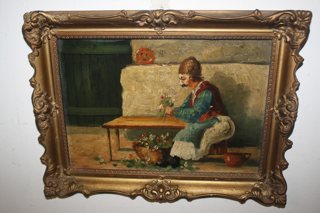 HONGAARSE BLOEMEN VERKOPER olieverf kopen? Bied vanaf 1!