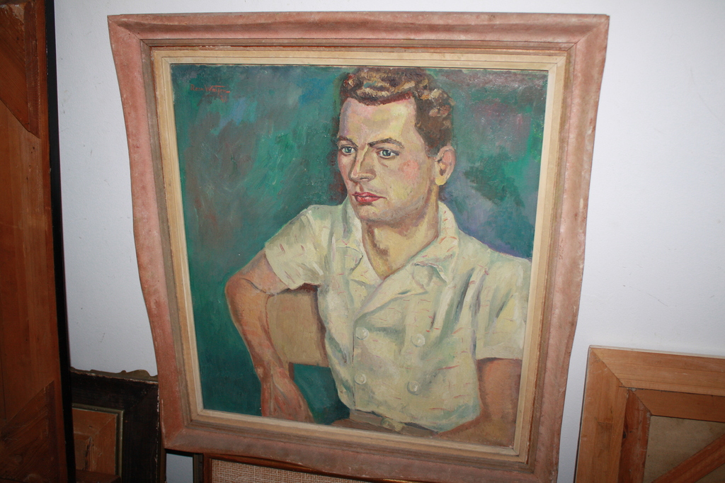 Reim Watjer - leerling Jan Altink  - PORTRET GRONINGER PLOEG verkocht voor € 186!