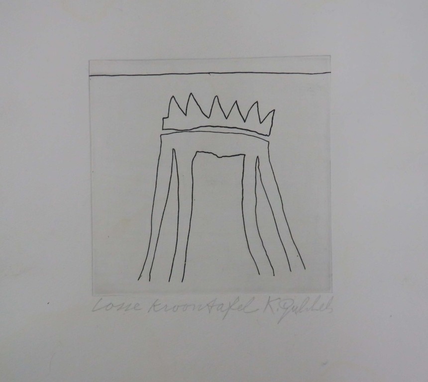 Klaas Gubbels: Ets, Losse Kroontafel kopen? Bied vanaf 1!