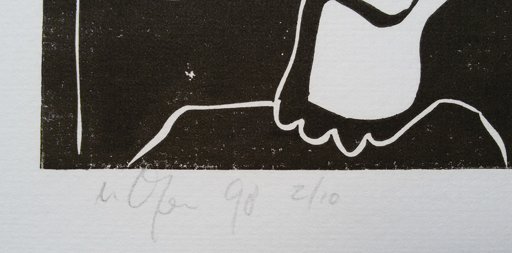 Vincent van Ojen - Schoonmoeder, houtsnede kopen? Bied vanaf 15!