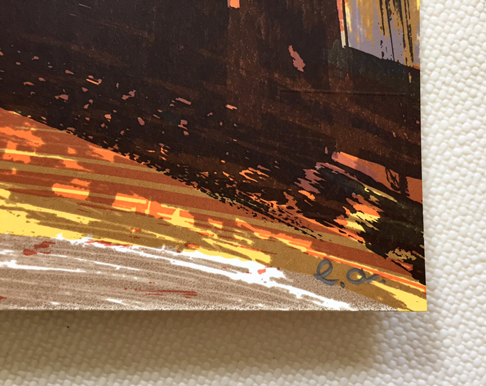 Toos van Holstein - Kloof - gesigneerde zeefdruk - 1987 kopen? Bied vanaf 15!