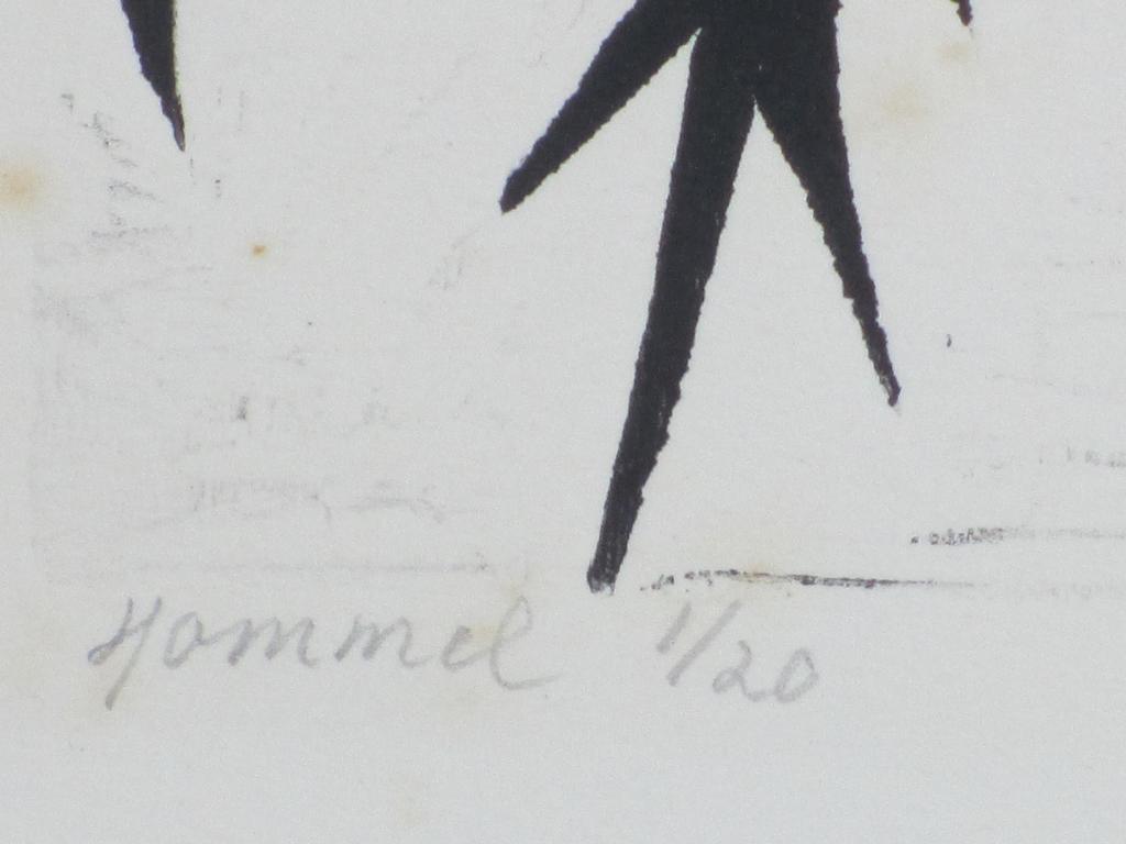 Hermann Stammeshaus, Hommel, Houtsnede 1964 kopen? Bied vanaf 60!