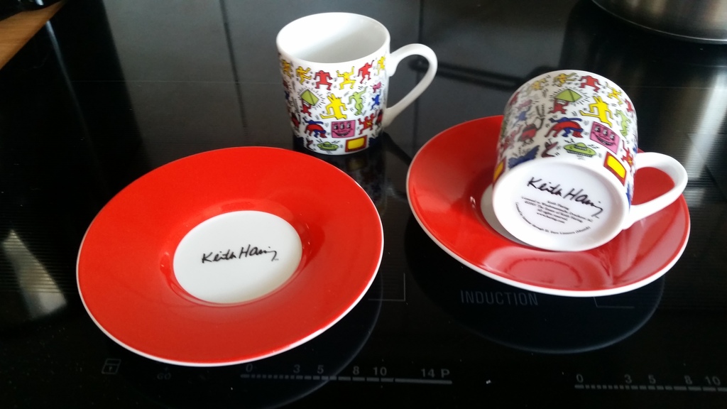 Koffie set Keith Haring kopen? Bied vanaf 10!
