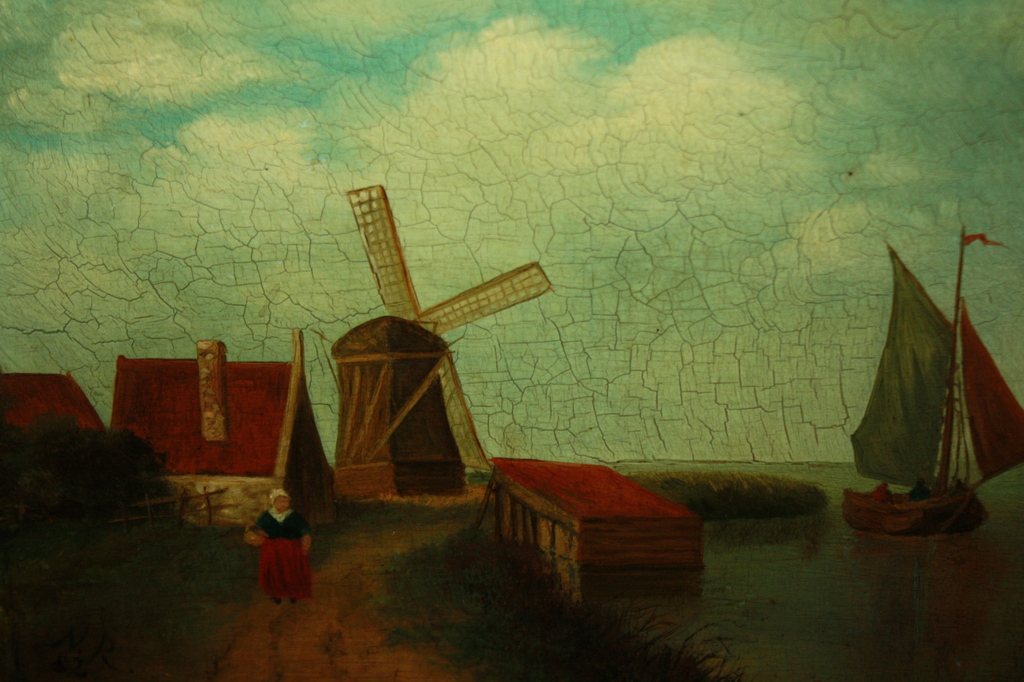 BOERIN AAN VAART biJ MOLEN Mogelijk N RIEGEN kopen? Bied vanaf 1!