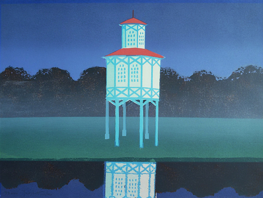 Jurjen Fontein - Jurjen Fontein - Duiventil, zeefdruk kopen? Bied vanaf 20!