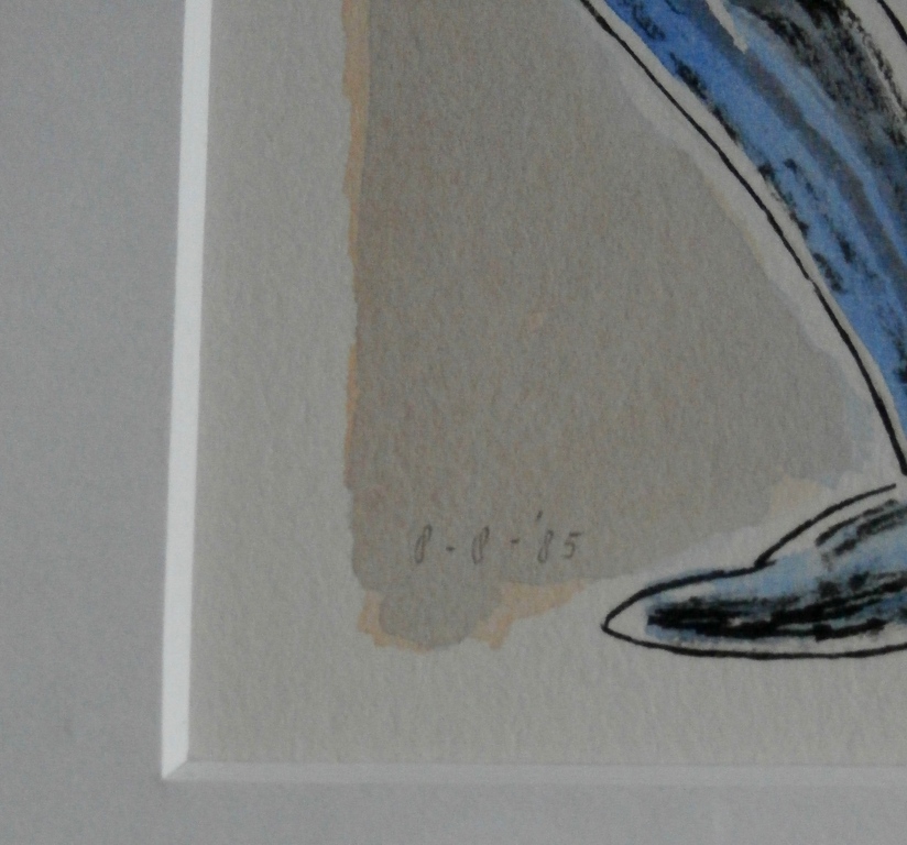 Arie van Geest - gemengde techniek - 1985 - uit de collectie van Gerard Reve kopen? Bied vanaf 50!