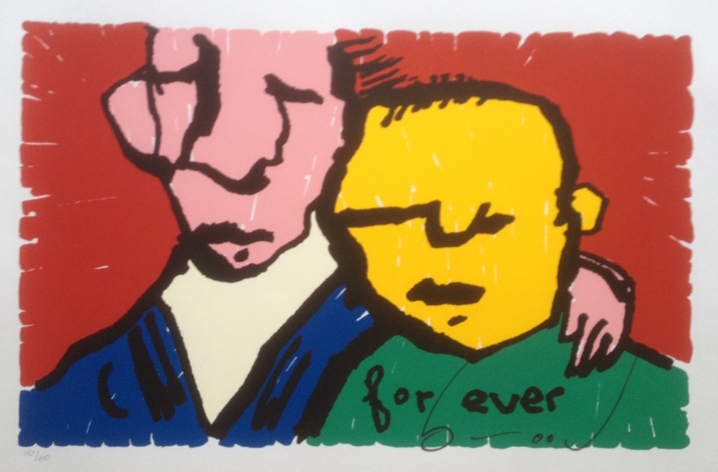 Herman Brood - Originele Handgesigneerde Zeefdruk: "For Ever" verkocht voor € 242!