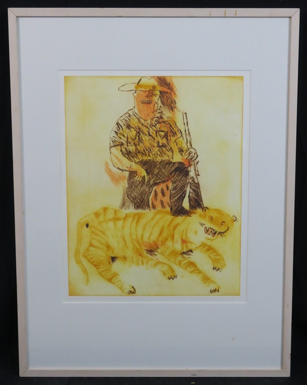 Robert Terwindt: Ets, Z.T. - Ingelijst kopen? Bied vanaf 1!