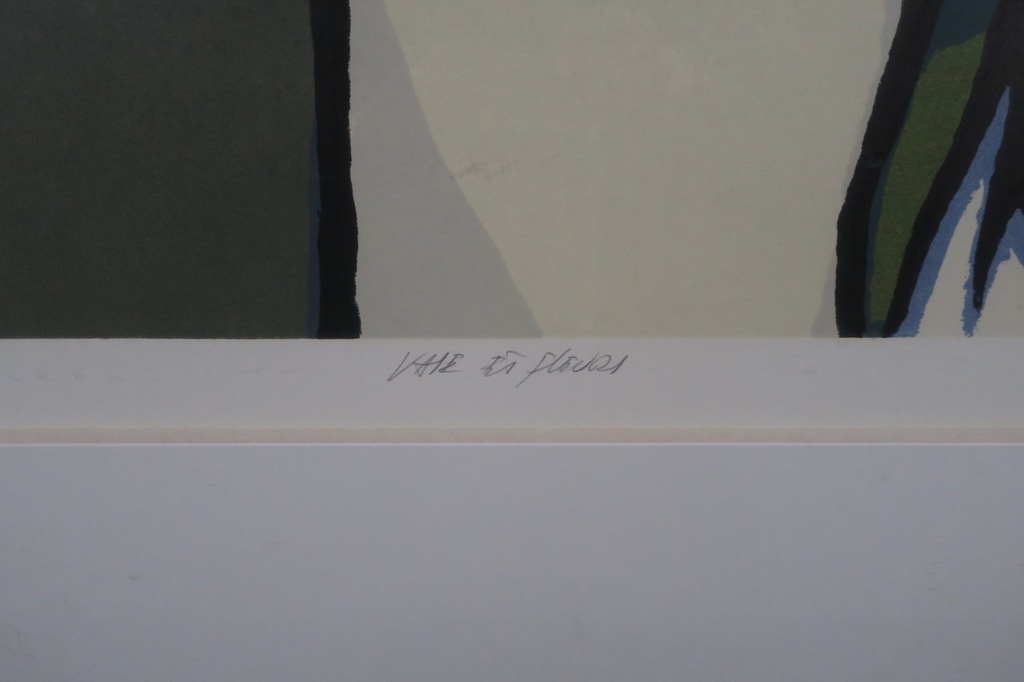 Fon Klement: Boardsnede, Vase en Fleurs - Ingelijst (Groot!) kopen? Bied vanaf 150!