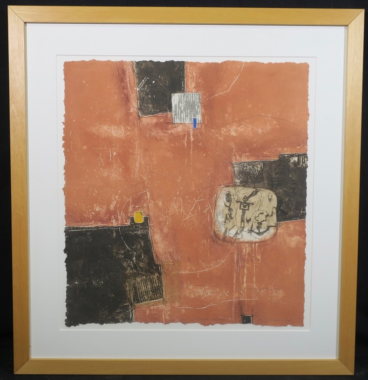 Bernard Remusat: Carborundum, En Vallee de Fontanalba - Ingelijst (groot) kopen? Bied vanaf 70!