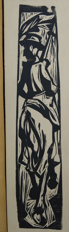 Lot met 6 losse werken, o.a.: Hildo Krop: Houtsnede, Peren kopen? Bied vanaf 20!