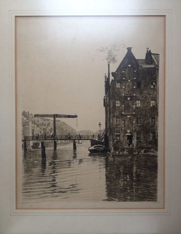 'Pakhuizen op Uilenburg II' - Witsen, Willem  3de staat, 1e druk kopen? Bied vanaf 500!