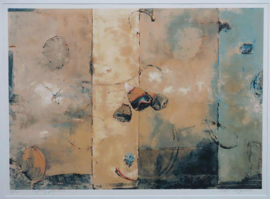 Toon Kuijpers: Zeefdruk, Spring Flower - Ingelijst (Groot) kopen? Bied vanaf 70!