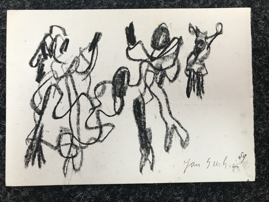 2 Prachtige tekeningen van JAN SIERHUIS kopen? Bied vanaf 25!