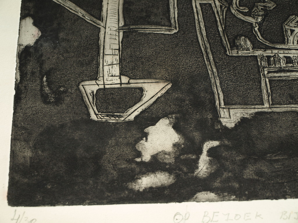 Theodoor Herbert van Putten – Ets – Op bezoek bij ome Pilatus – 1966 kopen? Bied vanaf 1!