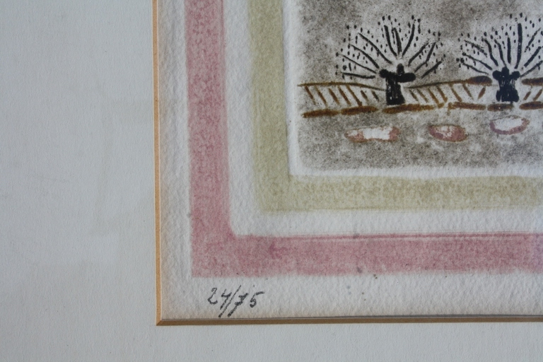 Louttre,B-kleurenets-landschap kopen? Bied vanaf 10!