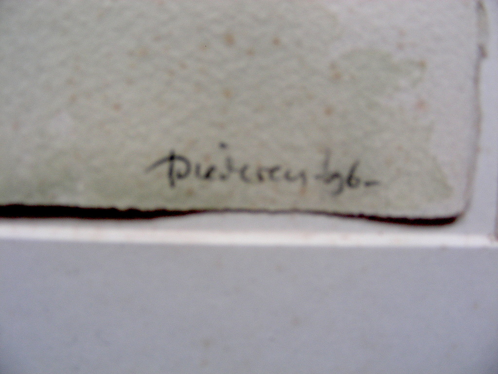 Jef Diederen  - Aquarel kopen? Bied vanaf 125!