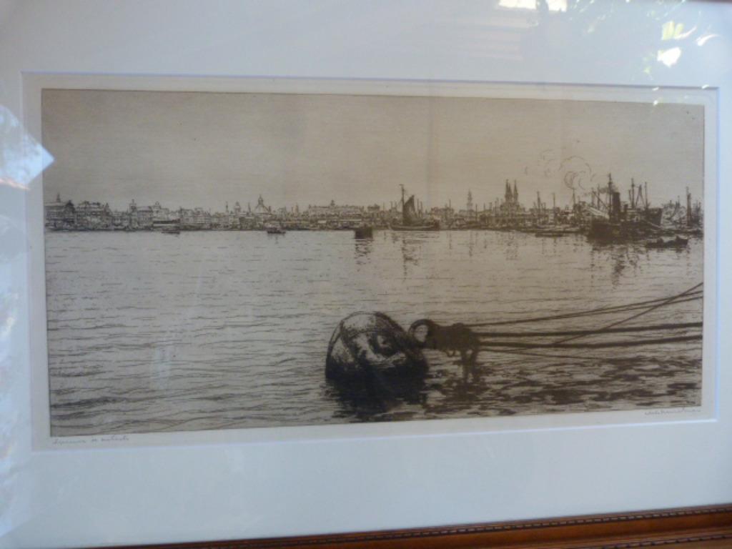 Albert Hemelman - Amsterdam, gezien vanaf t IJ. kopen? Bied vanaf 1!