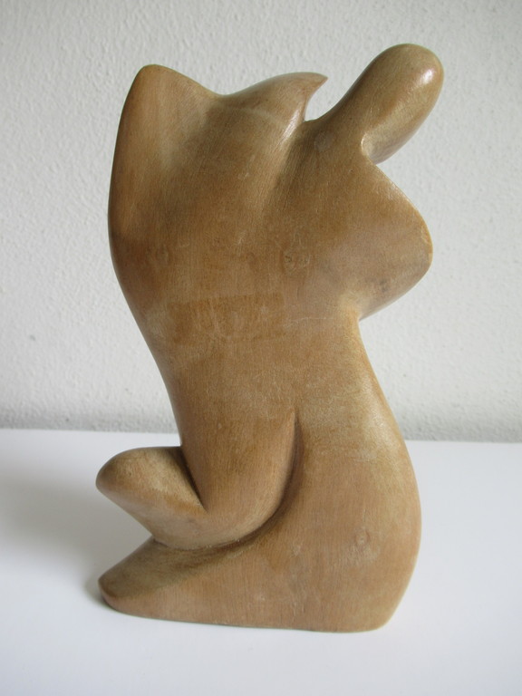 Onbekende kunstenaar: houtsnijwerk, liefdespaar kopen? Bied vanaf 1!