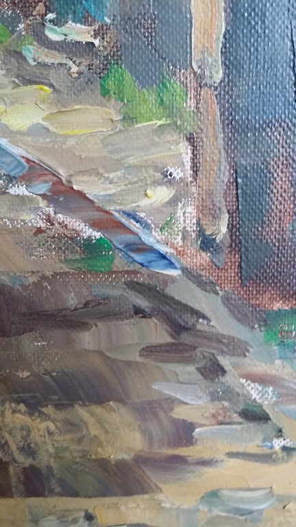 Arnout van GILST (1898-1982)  Stadspoortje, olieverf op doek kopen? Bied vanaf 1!