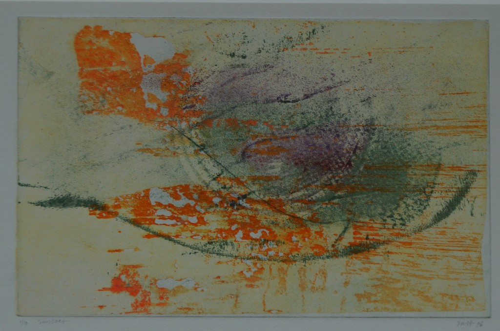 Marian Zult - gesigneerde ets - Sunboat - 1996 kopen? Bied vanaf 20!