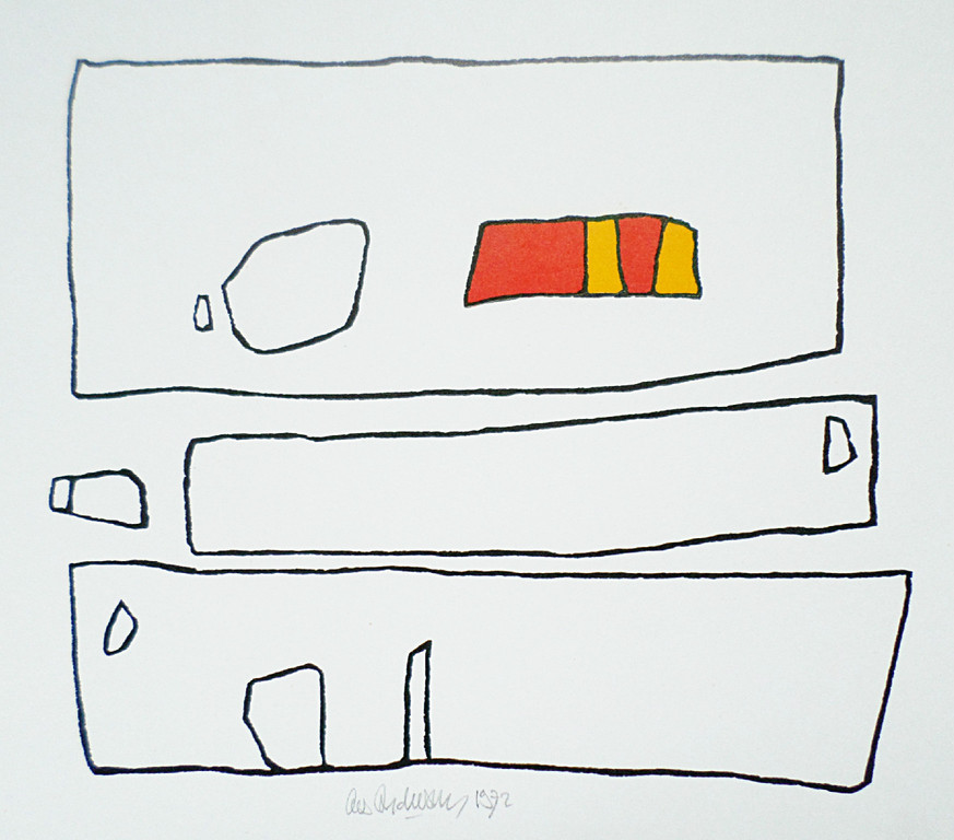 Laatste keer: Cees Andriessen - Abstract, zeefdruk kopen? Bied vanaf 1!
