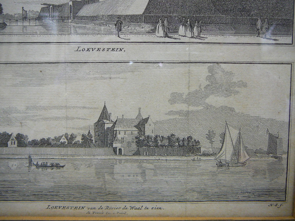 Loevestein- dubbele gravure van  H Spilman 172-1784 kopen? Bied vanaf 40!
