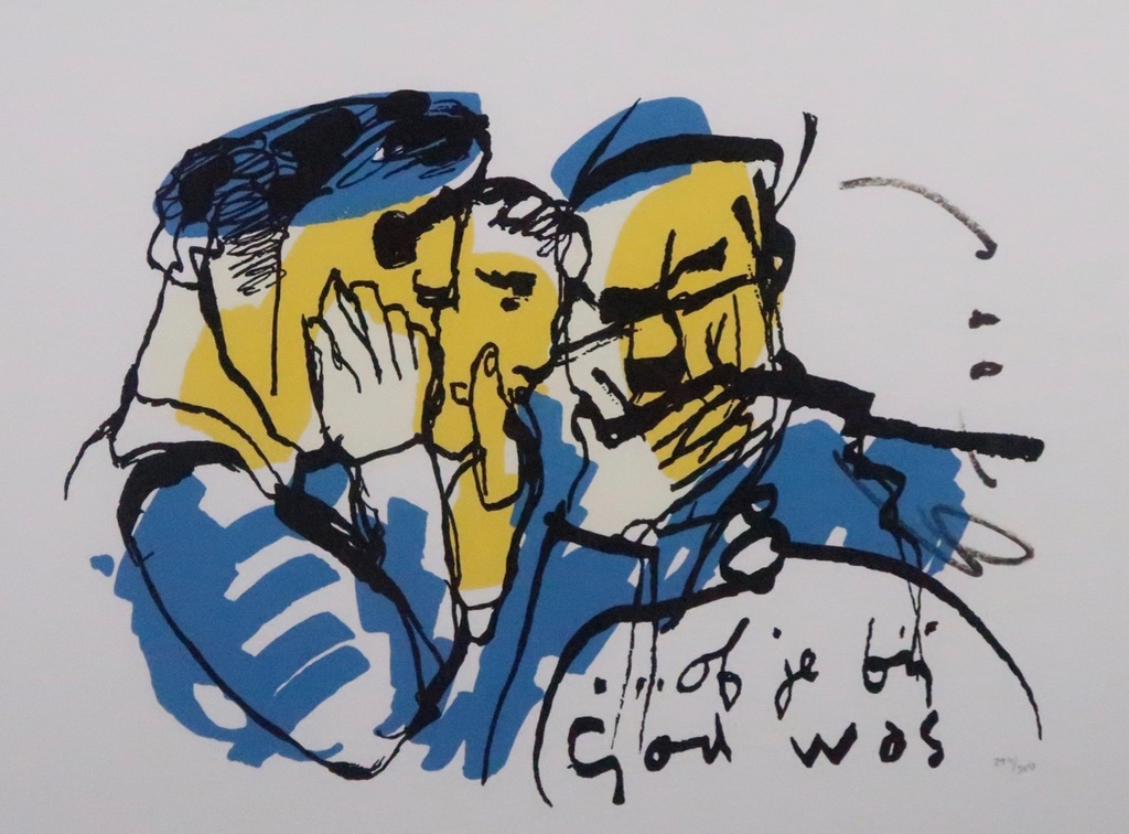 Herman Brood: Zeefdruk, ... of je bij God was - Ingelijst kopen? Bied vanaf 100!
