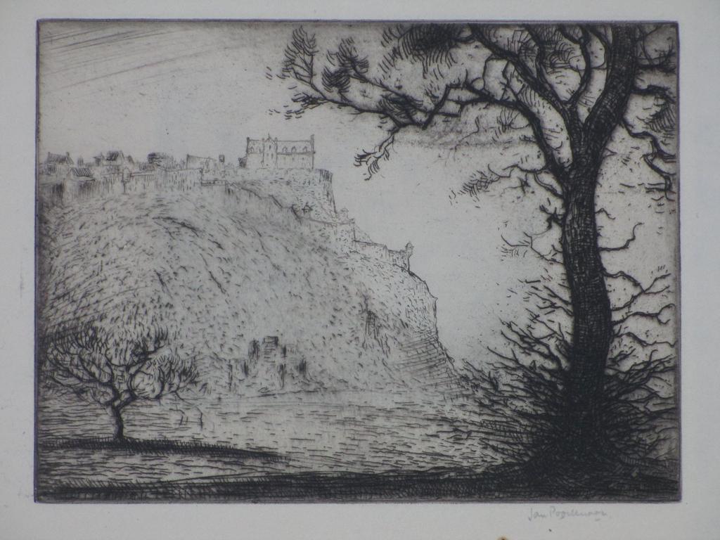 Jan Poortenaar, Kasteel Edinburgh, Ets kopen? Bied vanaf 30!