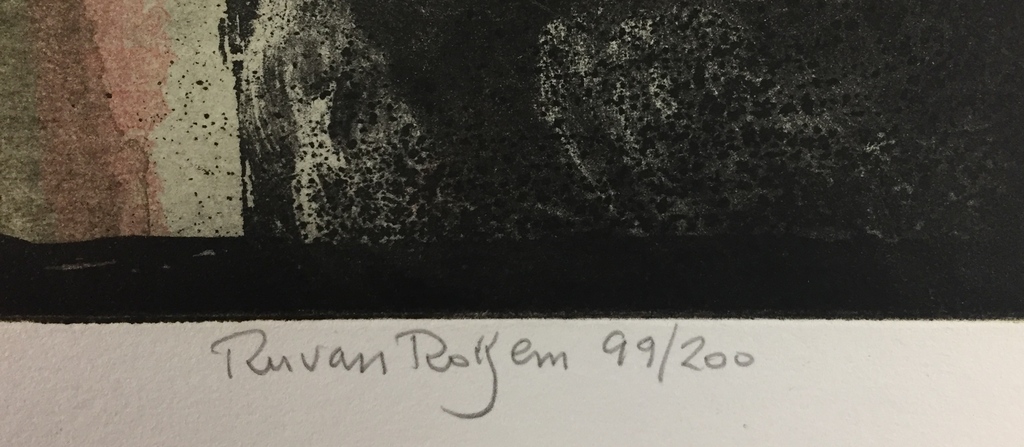 Ru van Rossem, ets, 'Tombe', 1982 kopen? Bied vanaf 149!