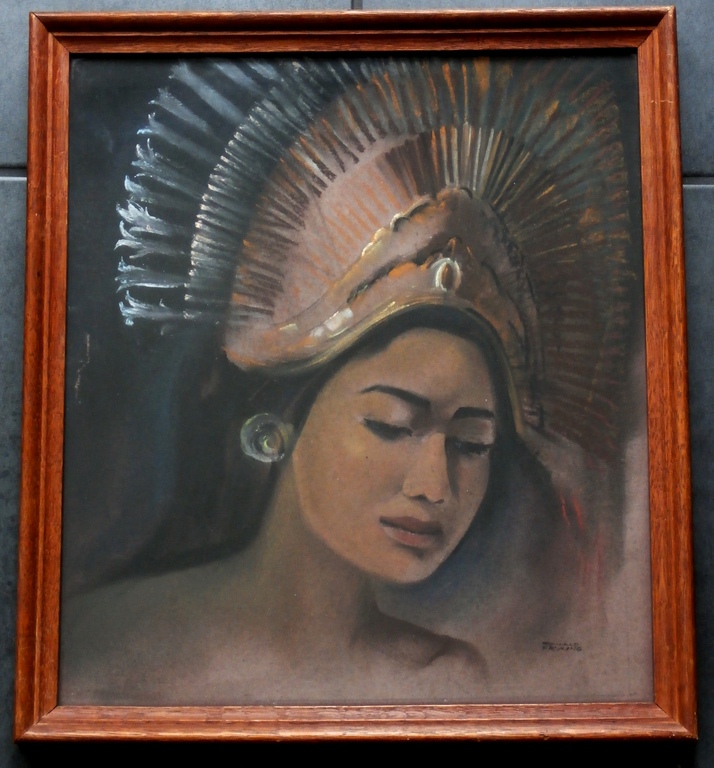 Ronald Fryling - Ronald Fryling - pastel: Balinese danseres kopen? Bied vanaf 299!